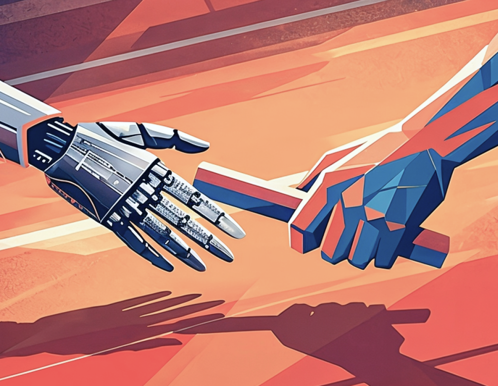 Человек передает эстафету сверхчеловеку